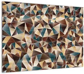 Tablou - Triunghiuri (70x50 cm)