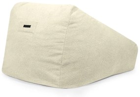 Fotoliu bean bag crem cu tapițerie din țesătură bouclé Sofa Snug – SLOWDOWN