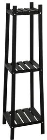 Raft din lemn pentru flori cu 3 polițe 30x108cm