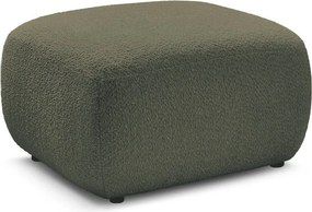 Taburet verde cu tapițerie din țesătură bouclé Montaigne – Bobochic Paris