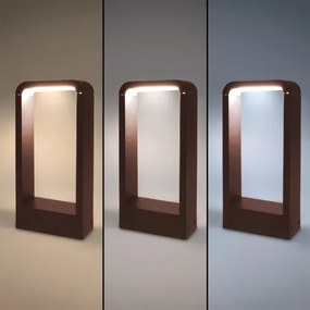 Brilagi - Lampă LED de exterior BARI, 7W, 230V, 3000/4000/6000K, maro, IP54, 30 cm