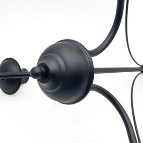 Candelabru pe lanț ANTON 3xE14/15W/230V negru