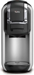 La mâna a doua: Espressor cu cafea macinata si capsule 8 in 1 Oliver Voltz OV51171J8R, 1450W, 0.6 L, 5 adaptoare, 19 bar, 7 lungimi de cafea, Negru/Argintiu
