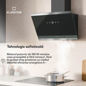 Klarstein Hota FlashLine, A++, 578 m³/h, 3 niveluri, tactilă, silențioasă
