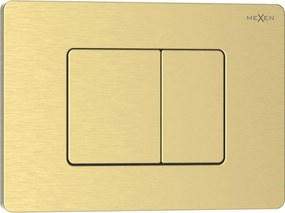 Mexen Tex 05 buton de spălare oțel inoxidabil, auriu periat - 6105-11