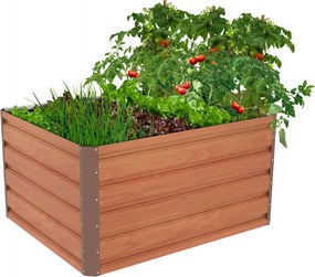 Paturi înălțate G21 Daisy 100 x 80 x 52 cm, dintablă, maro