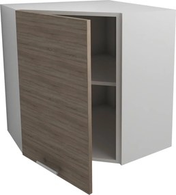 Corp Superior Colt Lecce, Stejar Sonoma Inchis/Alb, 60 x 60 x 65 cm