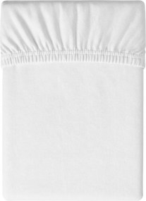 Cearsaf Jersey cu elastic 180 x 200 cm alb