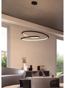 Redo 01-3378 - Lustră LED dimmabilă pe cablu STORM LED/60W/230V, neagră