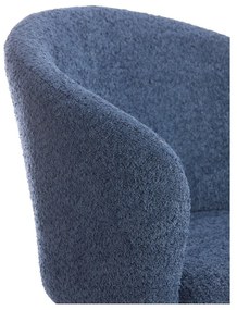 Set de scaune de sufragerie albastru 2 buc. din metal Radaja – Light &amp; Living