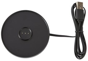 Lampă de masă verde, cu LED inclus, IP54, reîncărcabilă, cu stație de încărcare - Squirrel