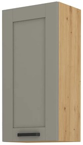 Dulap superior de bucătărie Lucid 45 G 90 1F (Stejar artisan + claygrey). 1045507