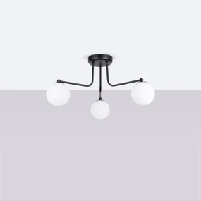Lustră pe tijă Sollux SL.1662 ASTRAL 3xG9/8W/230V negru