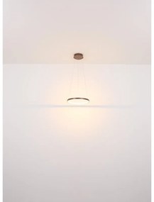 Lustra LED suspendata design modern Ralph cafea 60,5cm