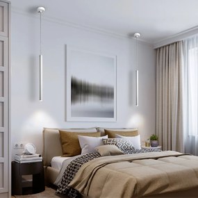 Pendul LED dimabil design modern minimalist Varas alb SV-373075