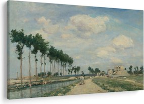 Tablou - Johan Barthold Jongkind, The Towpath, reproducere (90x60 cm)