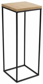 Suport flori BASICLOFT 60x24 negru/maro