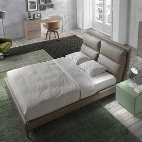 Pat dublu tapitat, design LUX Althea, 160x200cm