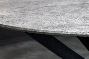 Masa rotunda HELIX 120cm gri beton