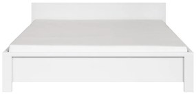 Pat matrimonial 160 cm Kaspian LOZ/160 (alb + alb mat). Promo -18%. 798853