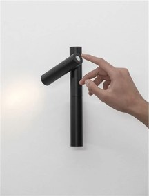 Aplica cu spot LED directionabil stil minimalist ARCO negru