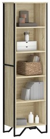 vidaXL Bibliotecă, stejar sonoma, 50x31x169 cm, lemn prelucrat