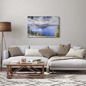 Tablou lacul montan (90x60 cm)