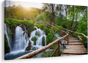 Tablou - Lacurile Plitvice (90x60 cm)
