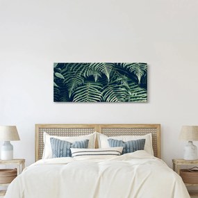 Tablou cu frunze de ferigă (120x50 cm)