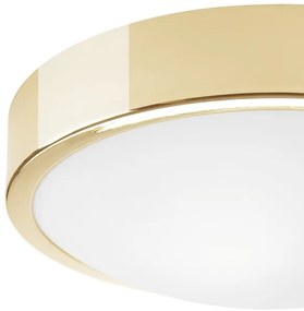 Plafonieră JONAS 1xE27/60W/230V d. 26 cm aurie