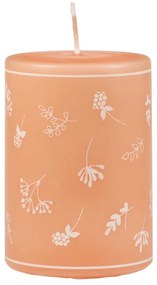 Lumânare Unipar Fleur, durată ardere 30 h, portocaliu