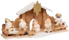 Iisus nașterea + 7 figurine, 33 x 16 cm