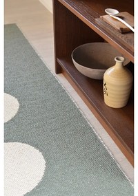 Covor tip traversă pentru interior și exterior verde 70x225 cm Vera Army – Pappelina