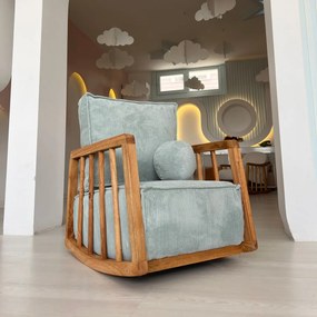 Fotoliu pentru copii Sallanan Blue