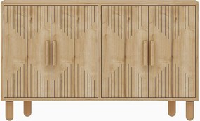 Consola, Hanah Home, Roger, 120x73.6x29.6 cm, Stejar Safir