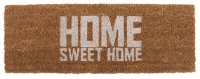 Doormat Home Sweet Home white coir
