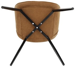 Scaun, maro camel/negru, HAZAL
