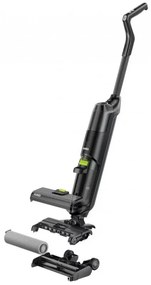 Aspirator vertical Eureka NEW400, 120W, 15000 mAh, 600ml, Curatare umeda si uscata, Autonomie pana la 30 min, Auto-curatare, Negru