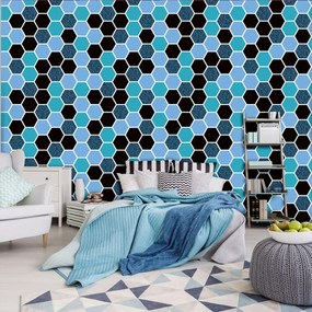 Fototapet - Hexagon mozaic (254x184 cm)