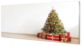 Panouri de sticlă Cadouri de Crăciun decorare copac