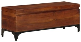 328304 vidaXL Cufăr de depozitare, 110x35x41 cm, lemn masiv de acacia