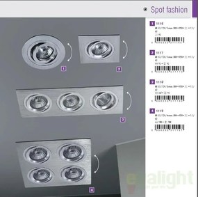 Spot directionabil, incastrabil, diam.9,2cm, Spot fashion 1116 RX