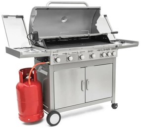 Grătar cu gaz G21 Mexico BBQ Premium line, 7arzătoare + reductor gratuit