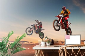Fototapet motocicliști
