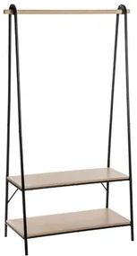 Organizator haine si incaltaminte Jano, Five, metal si MDF, bej, 164,5 x 95,5 x 46 cm