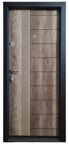 Usa metalica de apartament cu izolatie si vizor Novo Doors First Class NDFC17, Deschidere Stanga Dreapta, Dimensiune 200X88 cm, Tabla 12 mm, Kit