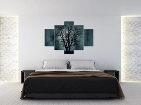 Tablou copaci în eclipsă (150x105 cm)
