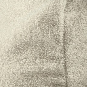 Fotoliu bean bag crem cu tapițerie din țesătură bouclé Sofa Seat Lounge – SLOWDOWN