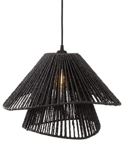 Lustră pe cablu MAXLIGHT P0580 AMALFI 1xE27/15W/230V d. 45 cm negru
