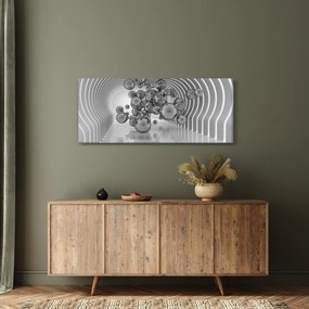 Tablou - Bule albe și negre (120x50 cm)
